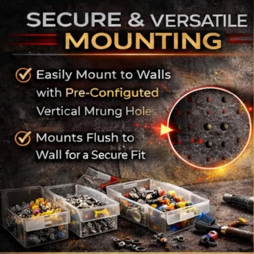 Quantum Storage Systems PDC-22BK 22 Drawers Cabinet Part Organizer 10" H x 20" W x 7" D - style: 22 Drawers