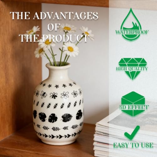 10 Pcs Basic Element UV DTF Cup Wraps, Heart Arrow Line Cup Wrap Decals Minimalist Pattern Waterproof Rub on Transfer for Glass Bottle Vase Furniture Crafts - color: Basic Element