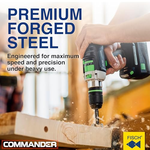 Forstner Drill Bit - Black Shark Forged Steel for Woodworking Size:1/4 inch - size: 1/4 in