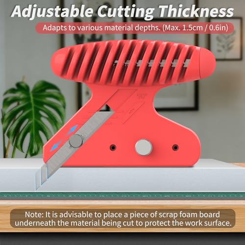 Straight/Bevel Foam Board Cutter, Foam KT Board Cutting Tool - color: Foam Board Cutter