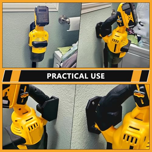 Wall Bracket for Dewalt Stick Vacuum(DCV501HB), Wall Mount Holder for 20V Cordless Stick Vacuum, Accessories for Dewalt Vacuum - size: Vacuum Mount