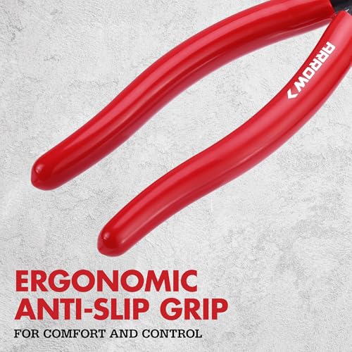 ARROW 7" Precision Wire Cutters, Precision Flush Cut Diagonal Pliers (Pack of 2) - size: 7 Inch (Pack of 2)