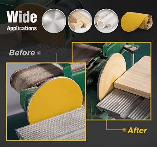 6 Inch Sanding Disc Self Stick 240 Grit PSA Sanding Discs 100 PCS Aluminum Oxide Adhesive Backed Sandpaper - style: 240 Grit
