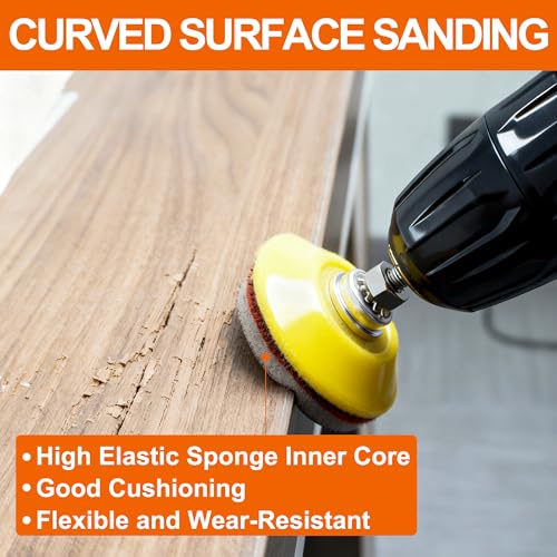 64 PCS 2 Inch Sanding Disc,Hook and Loop Sanding Pads 240 Grit - style: 240 Grit 64PCS