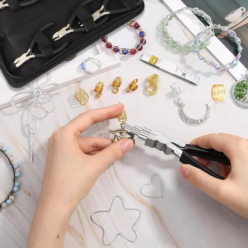 6 Pack Jewelry Pliers Set, Mini Pliers Set for Jewelry Making Bracelets