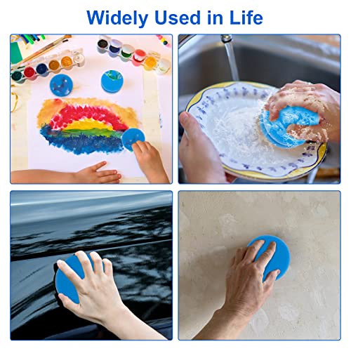 Boyistar Paint Sponge Blue 6Pcs, Detail Painting Sponge Double-Side - color: 6 Blue