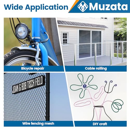 Muzata Cable Cutter for Cable Railing and Other DIY Projects CR12