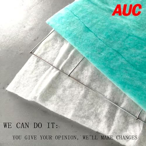 AUC Paint Booth Tacky Intake Filter 20" x 48" (10/case),Internal Wire Frame - size: 20" x 48" (10/case)