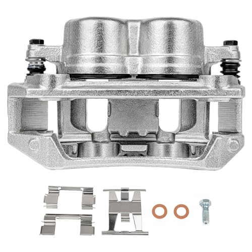 SCITOO Front Right Disc Brake Caliper With Bracket 18B4634 Silver - size: Front Passenger[18B4634]