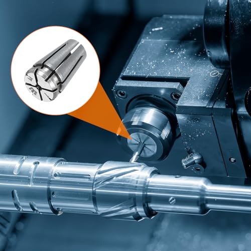 HARFINGTON Spring Collet Chuck ER8 1mm 65Mn Spring Steel Precision Router Collets for CNC Engraving Milling Lathe Tool - size: ER8 x 1mm