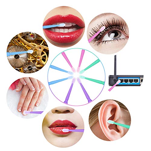 500 PCS Disposable Micro Applicator Brush, 2.5mm, Dark Blue - color: Dark blue, 2.5mm
