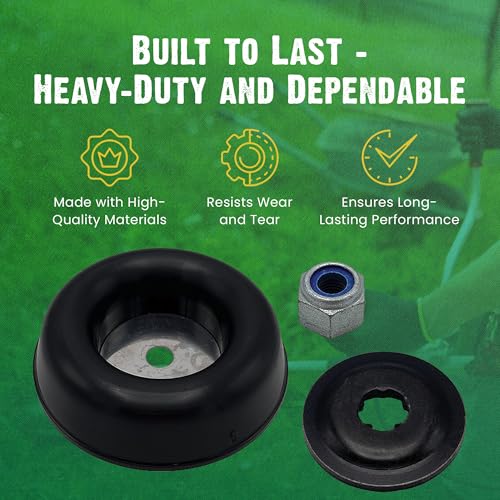 FORESTER Brush Cutter Trimmer Head Conversion Kit Compatible with Husqvarna Models 325 LX, 325 LXT, 322 L, 525 L, 525 LS, 525 LST - size: Husqvarna, style: Conversion Kit
