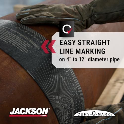 Jackson Safety Pipe Measuring Tool - Wrap-A-Round Tape Pipe Fitting Tool (Multiple Sizes and Heat Ratings) - size: X-Large, style: 350⁰ F Heat Rating
