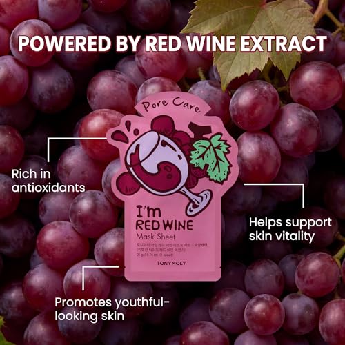 TONYMOLY I'm Face Sheet Masks - Hydrating & Soothing Korean Skincare - color: Love in Full Bloom, 4 Pack