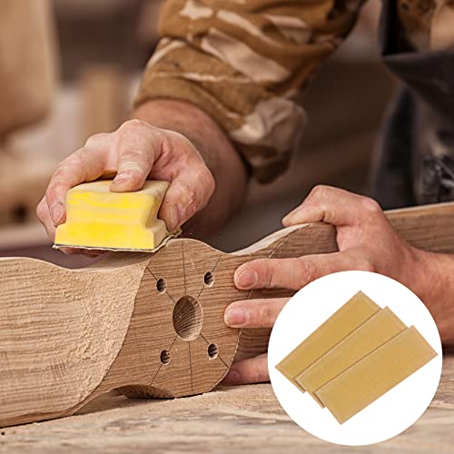 HARFINGTON 50pcs Micro Sander Paper 180 Grit 3.5x1.2 Inch Mini Sanding Sheets Strips Hook Loop Sandpapers for Wood Metal Small Projects Tight Spaces Polish Work - size: 180 Grit