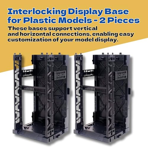 Plastic Model Display Items Set (Plastic Model Gundam Interlocking Display Base x2, Customization Stickers x2, Nippers) - style: Base x2, Stickers x2, Nippers