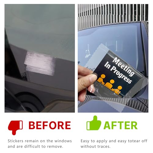 Windshield Sticker Applicator 10 Pack 5"x7" Static Cling for Stickers Easy Application, Removal and Re-Application - size: 5" x 7" (Pack of 2)