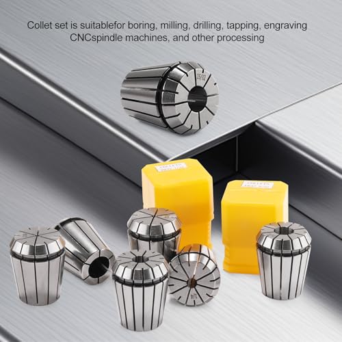 14PCS ER20 Spring Collet Set for CNC Engraving Milling Lathe Chuck Tool Size includes:1/16",3/32",1/8", 5/32",3/16",7/32", 1/4",9/32", 5/16",11/32",3/8",13/32",7/16",1/2"(ER20) - size: ER20