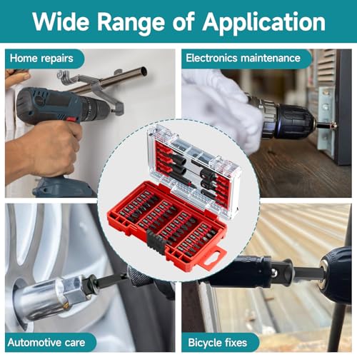 36Pcs Impact Driver Bits Set with a Storage Case - style: 37Pcs Screwdriver Bits Set
