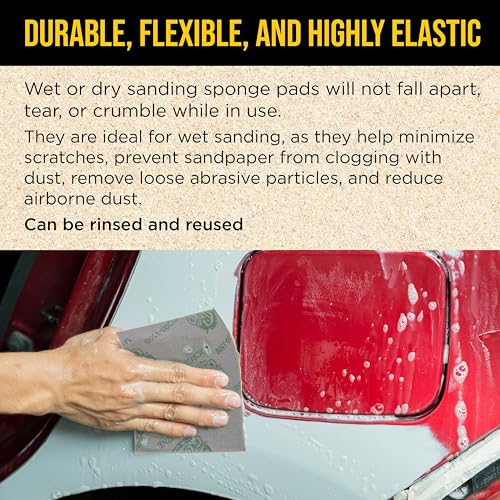 Dura-Gold Medium Cut Sanding Sponges 5.5" x 4.5", 120 to 180 Grit Box of 10 - style: Medium