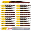 9 Inch Wood Pruning Reciprocating Saw Blades for Tree Trimming, 25 PCS/5TPI - size: 9 INCH (25 PCS)