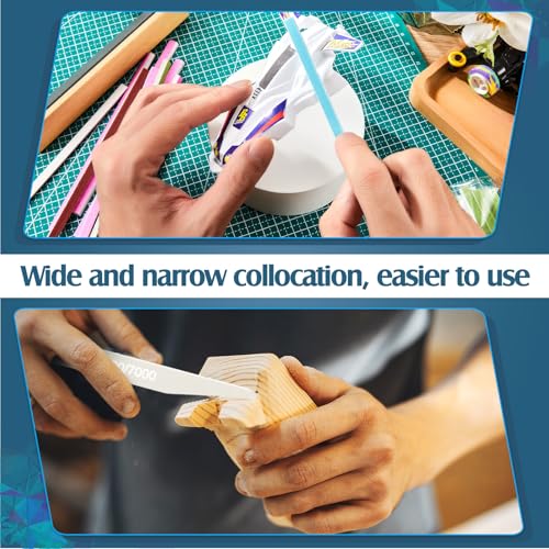 Honoson 70 Pcs Sanding Twigs Model Craft,High Grits Rating,Double Angle - style: Double Angle