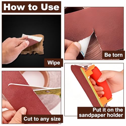 SEIWEI 800 Grit Sandpaper Roll, 1 Meter x 100mm Emery Cloth Roll, Continuous Abrasive Wet Dry Sanding Roll for Wood Furniture, Metal Polishing, Automotive Finishing, Flexible & Durable - size: P800