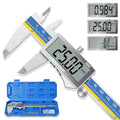 Preciva Digital Caliper, Stainless Steel Vernier Caliper Digital, Micrometer Calipers with Large LCD Screen, Auto-Off Feature, Inch Millimet Conversion, 6 Inch Caliper Tools for DIY/Household(Blue) - color: Blue