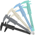 Frienda 5 Pcs Eyebrow Measuring Caliper Tool Microblading, Fresh Colors - color: Fresh Colors