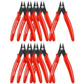 HongWay 10pcs Red 5" Micro Flush Cutters for Electronics Crafts - color: Red