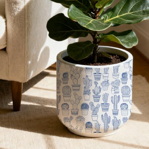 SUPERDANT 5PCS Underglaze Transfers Pottery Transfer Paper for Clay - style: Western Cactus
