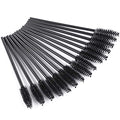 Tbestmax 200 Disposable Mascara Wand Eyebrow Brushes Spoolies Applicator for Eyelash Extension Makeup Kits - color: 200Pcs-Black