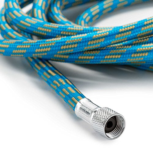 PointZero Airbrush 10' Braided Airbrush Air Hose - 1/8 in. BSP - size: 10 ft. Length