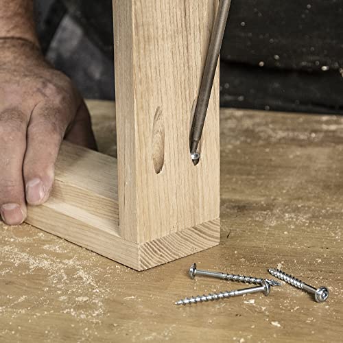 Trend Single Pocket Hole Jig with HSS Drill Bit & Depth Setting Collar, Square Drive Bit & Pocket Hole Screws Selection, PH/JIG/BS - style: Single