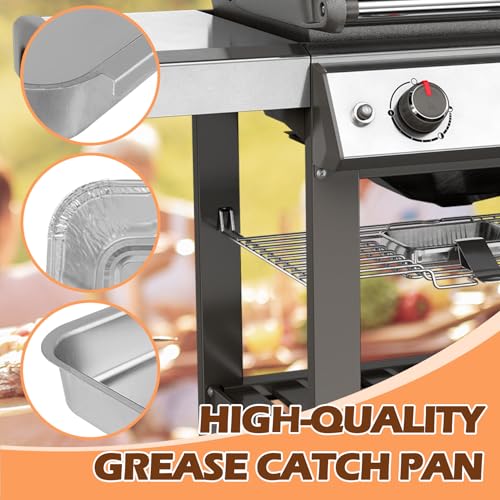 93305 83156 Grease Catch Pan with 15 Pack Liners for Weber Genesis & Spirit - size: 15 Pack for Weber