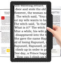 5X Large Page Magnifying Glass for Reading, Full-Page Viewing Area Magnifier Handheld Lightweight Magnifier for Reading Seniors and Low Vision Person Black - color: Black