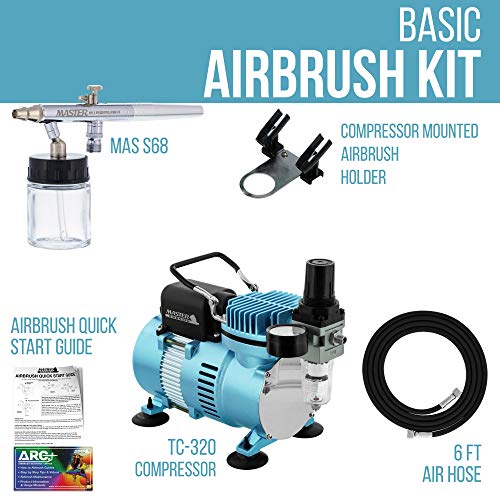 Master Airbrush Multi-Purpose Airbrushing System Kit with Airbrush
