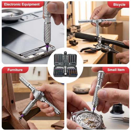 115 in 1 Magnetic Ratchet Screwdriver Set with S2 Steel Bits