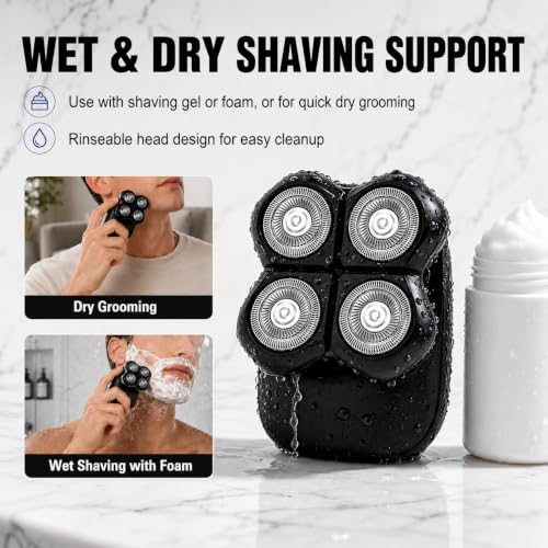 3-Pack Replacement Blade Compatible with Freebird FlexSeries Pro Shaver - size: 1 Count (Pack of 3)