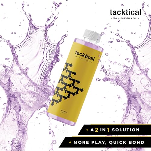 VViViD Tacktical 2 in 1 Application Fluid for Vinyl Wraps, Decals, Stickers, and Window Tint with Spray Head - 16oz (473ml)