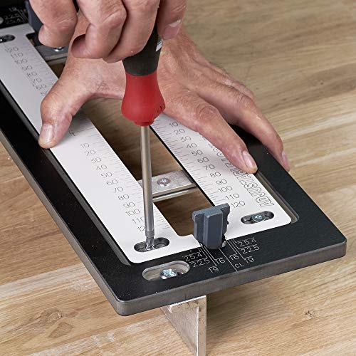 Trend Adjustable Trade Lock Jig for Mortice Lock and Latch Faceplates, LOCK/JIG/B - style: Modern