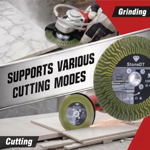 5 Inch Diamond Tile Saw Blade with 5/8"-11 Flange