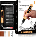Engraving Pen for Metal Wood Glass Plastic, Engraving Tool 44Kits, 5 Speeds Up to 30000RPM, USB Rechargeable Engraver Kit Craft Gifts for Teens Adults Beginner with Guide Book