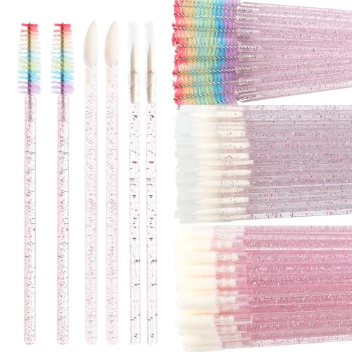 150 Piece Disposable Makeup Applicator Tool Kits, Mixing Disposable Mascara Wands Eyeliner Brushes Lipstick Applicator Brushes for Makeup Artist Supplies (style 2) - color: style 2