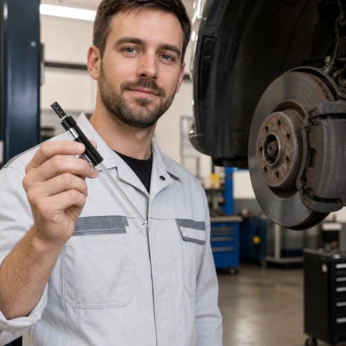 Brake Pad Measuring Tool - No Wheel Removal Required Brake Thickness Gauge