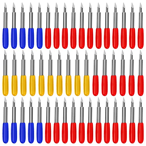 50 Pcs Replacement Blades Compatible with Explore 4/3/Air/Air2/Air one/Maker/Maker 4/3/2 Cutting Machines - Include 10PCS Fine Point Blade, 30PCS Standard Blades, 10PCS Deep Cut Blade - color: 50 Pcs Replacement Blades