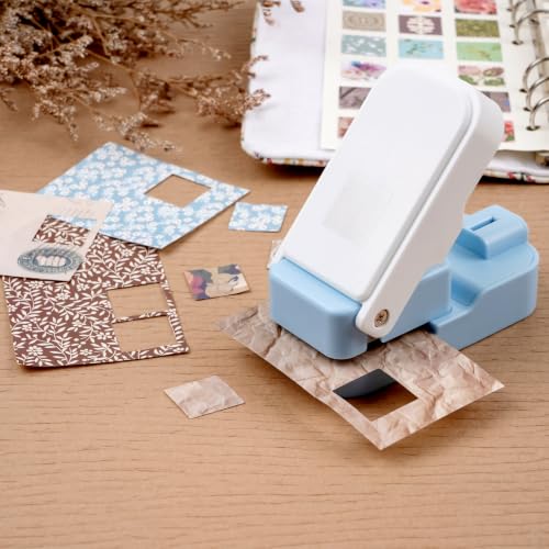 0.83inch Square Punch, Square Craft Punch for Junk Journal - color: 0.83x0.83" Square Punch Blue