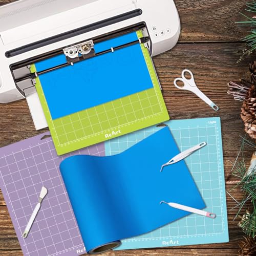 ReArt Cutting Mat Variety 12x12 – 3 Pack Strong, Standard, Light-grip Adhesive Cut Mat Replacement - color: Variety 3P