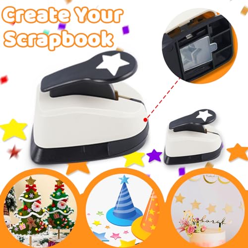 Star Hole Punch, Star Punch, Stars Paper Punches, 1'', 5/8'', 3/8'' Punches