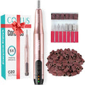 COSLUS C20 Cordless Nail Drill Electric File, All-in-One Kit, Gold - color: Gold